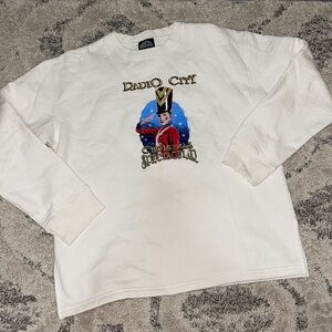 Vintage unisex Radio City Musical Christmas embroidered deadstock Crewneck 90s